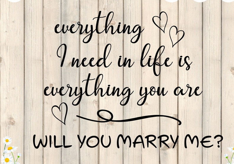 Marry Me - T Shirt- Click In💜💜