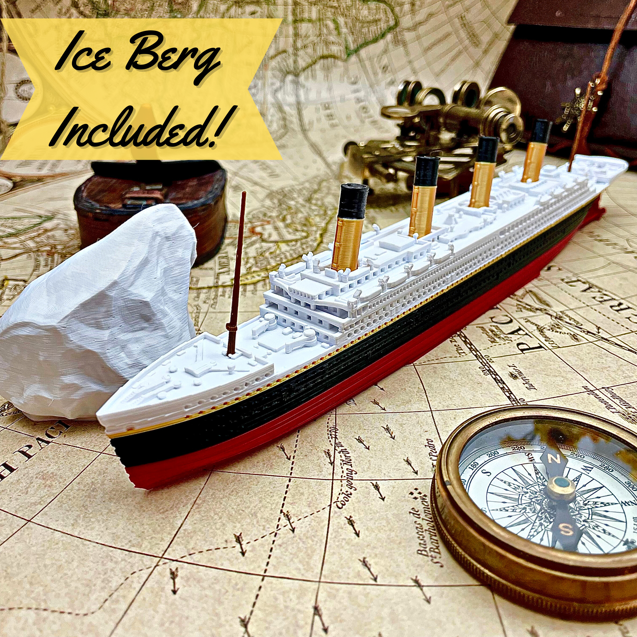 Plastic sales titanic toy