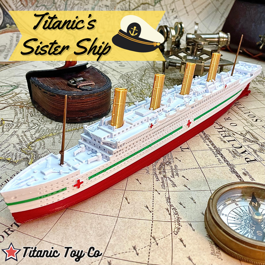 12-inch HMHS Britannic model ship
