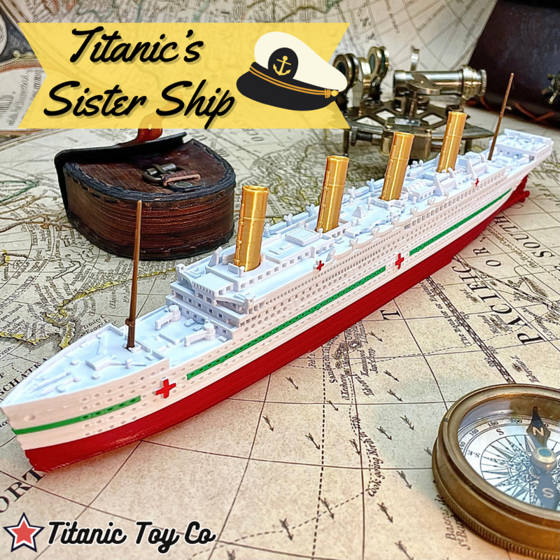 12-inch HMHS Britannic model ship
