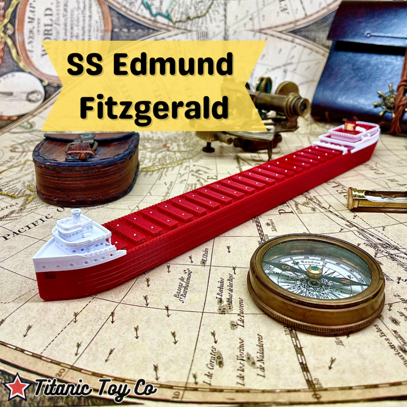 12-inch SS Edmund Fitzgerald model