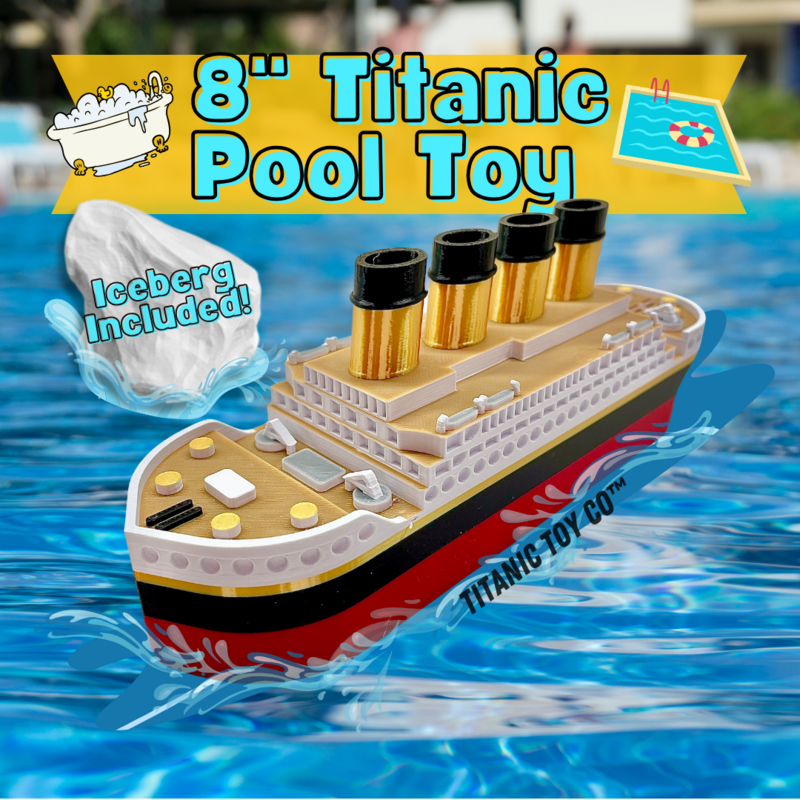 Titanic Bath Toy By Titanic Toy Co 