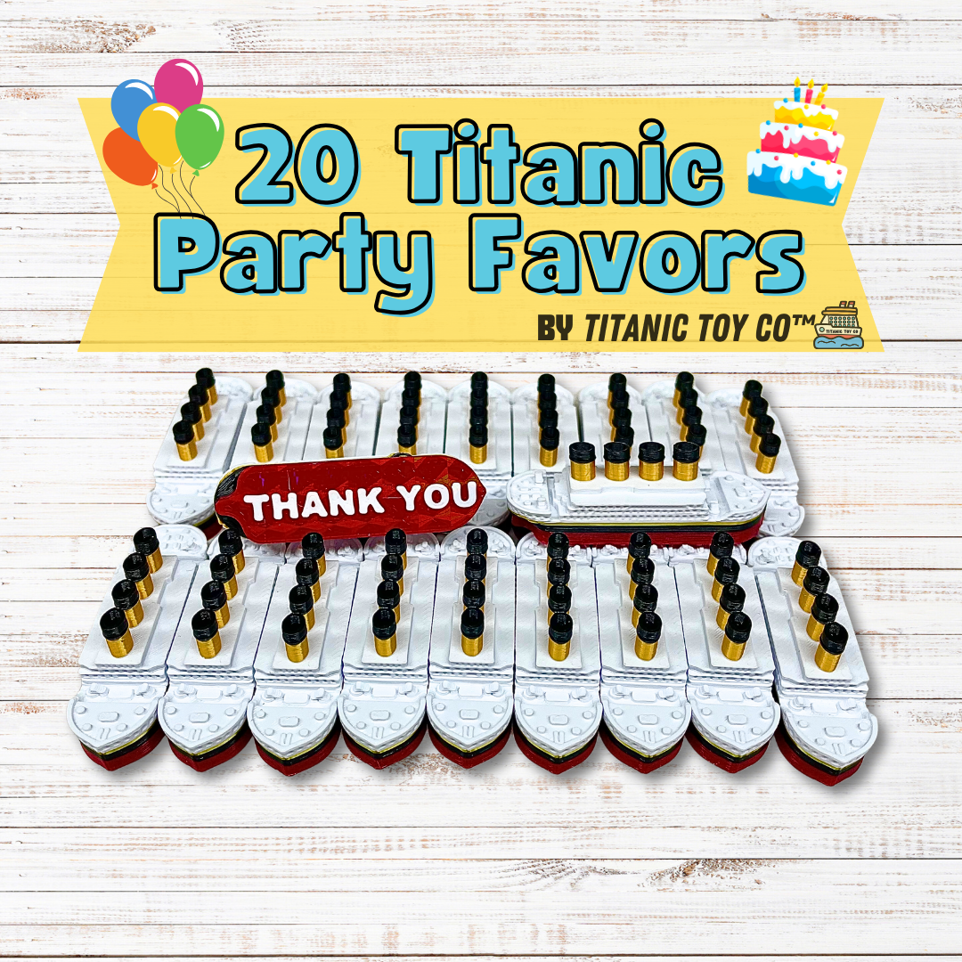 Titanic Party Favors By Titanic Toy Co - 20 Pack 