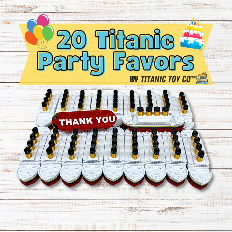 Titanic Party Favors By Titanic Toy Co - 20 Pack 