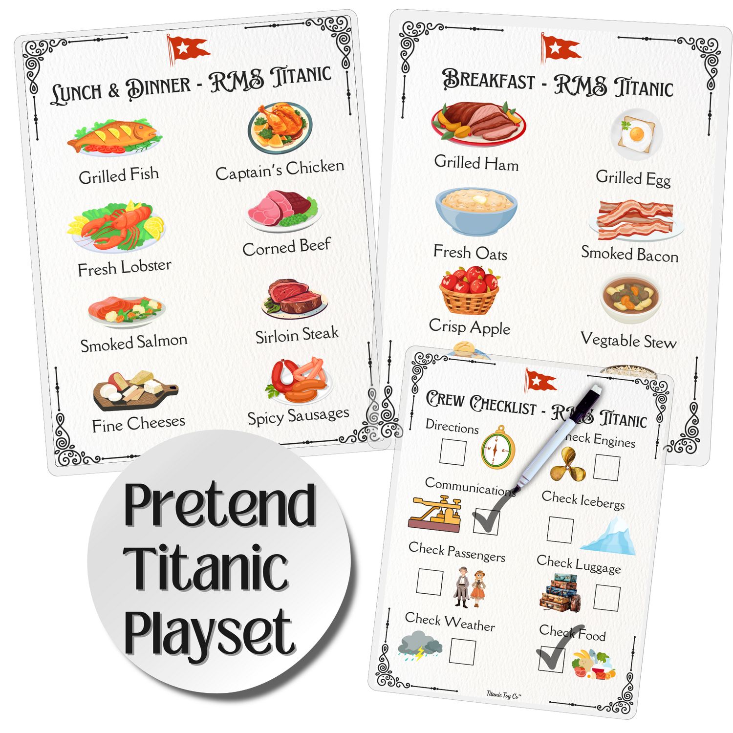 Pretend Titanic Playset
