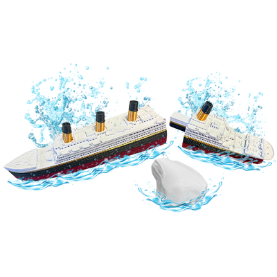 Split In Half Titanic Bath Boat