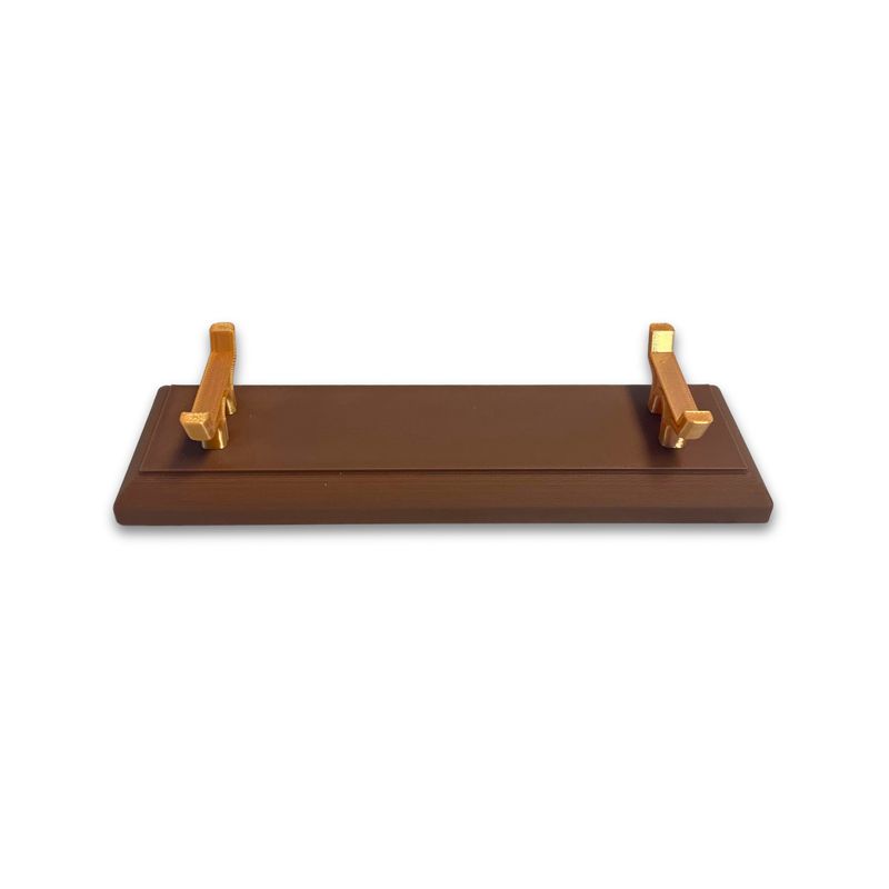 12-inch Boats Display Stand with wooden finish