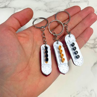 Titanic, Britannic, Lusitania Keychains