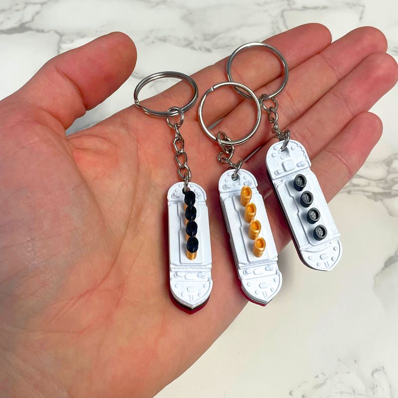 Titanic, Britannic, Lusitania Keychains