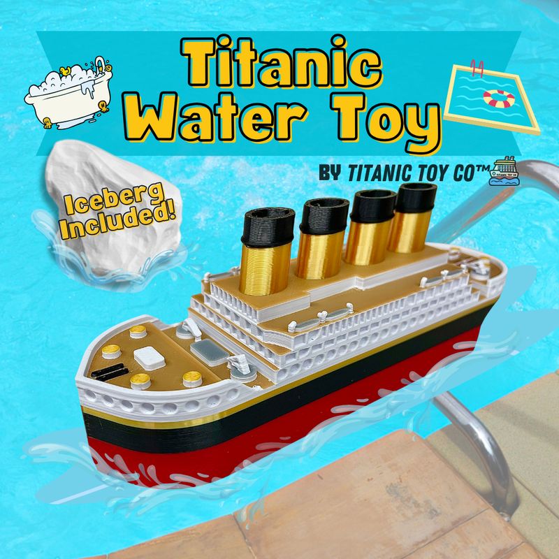 Titanic Bath Toy By Titanic Toy Co 