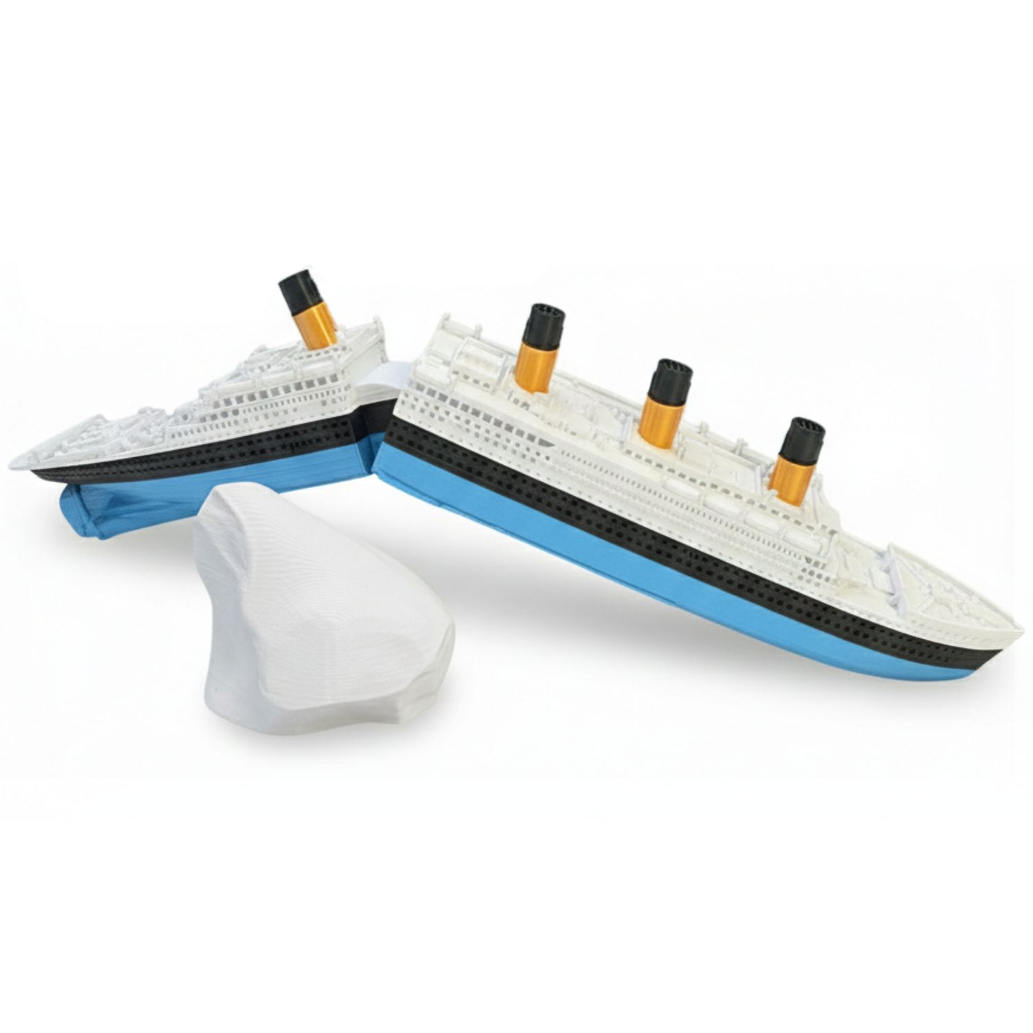 Split In Half Titanic Blue 🌊