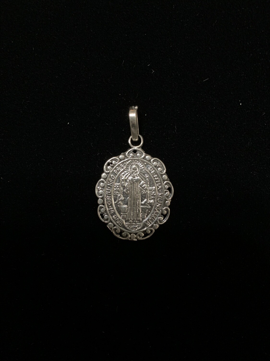 Saint Benedict Filigree Pendant
