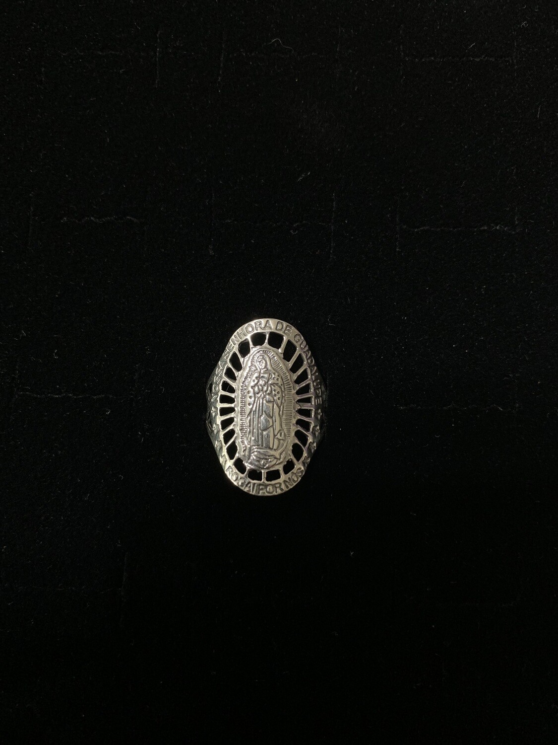 Our Lady of Guadalupe with Rays Ring