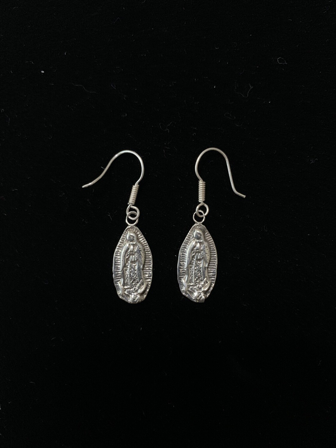 Our Lady Of Guadalupe Earrings Oval