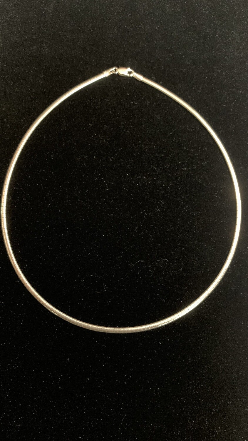 Sterling Silver Flat Choker/Necklace