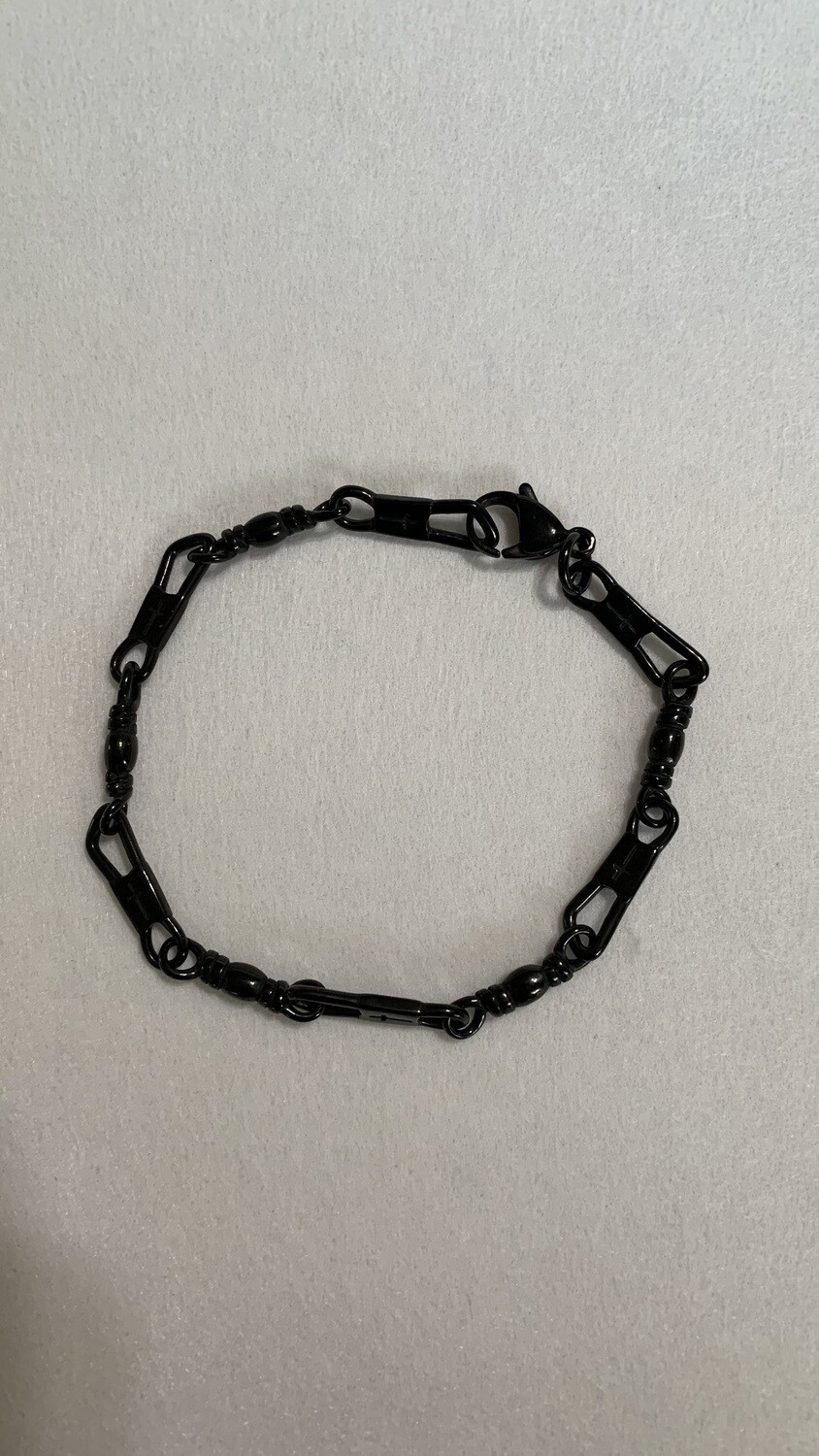 Stainless Steel ACTS Fisherman’s Bracelet Black