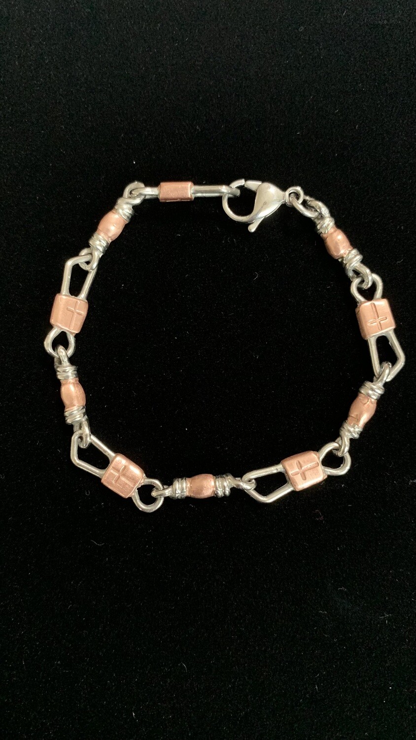 Stainless Steel ACTS Fisherman’s Bracelet Copper