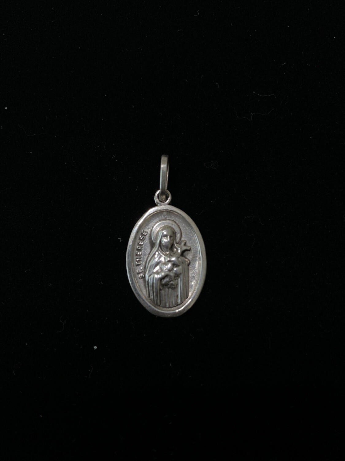 St Therese of Lisieux the Little Flower Medal Pendant