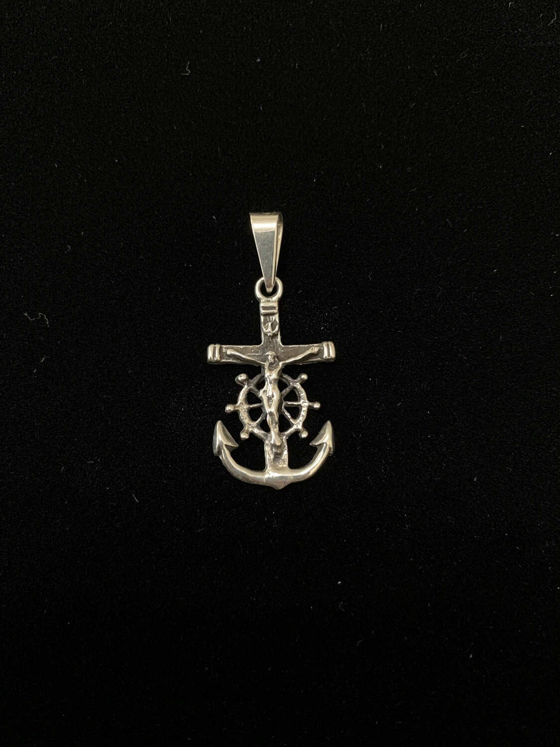 Anchor Crucifix Pendant