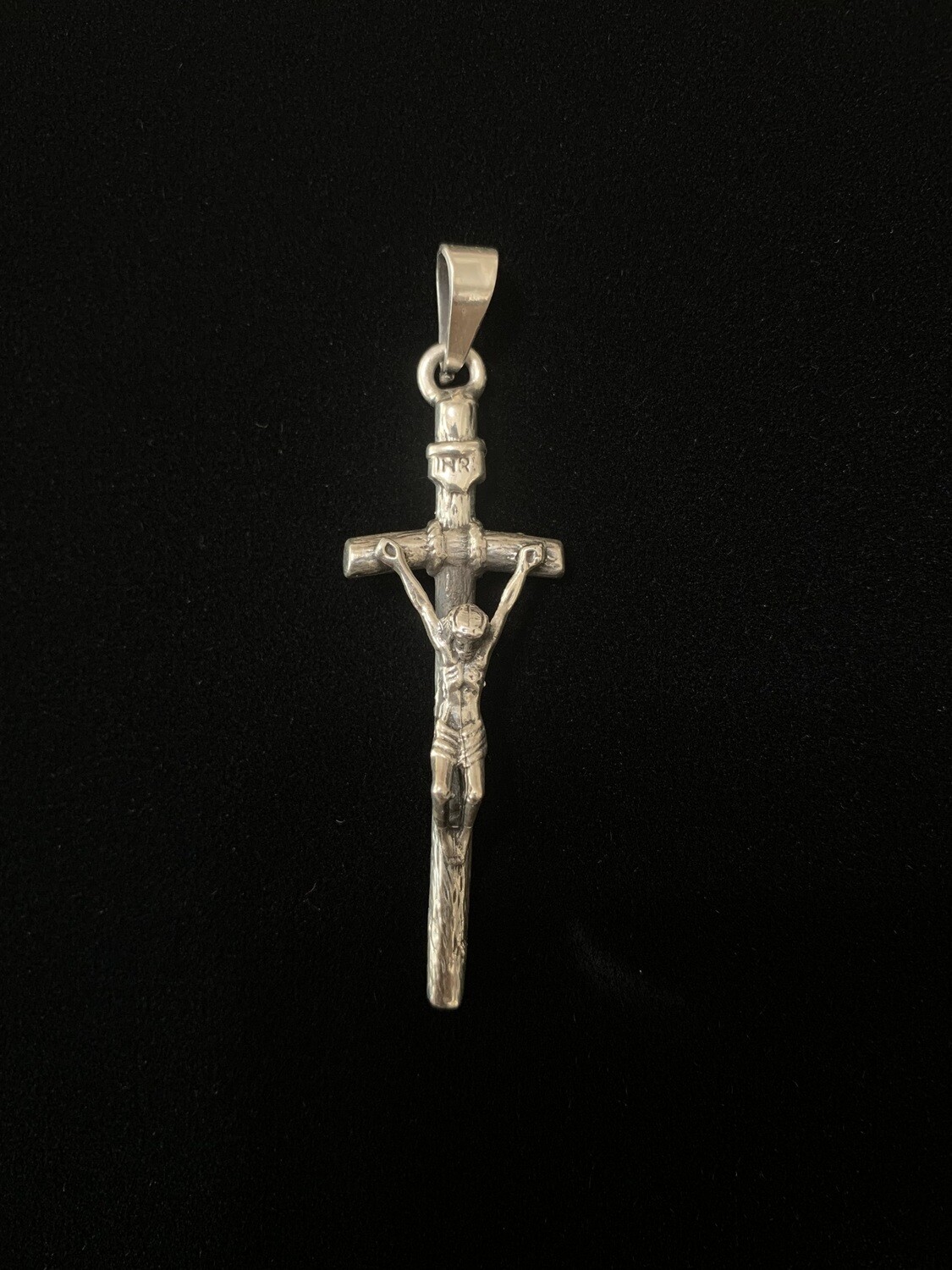 Crucifix Pope John Paul 2nd Large Pendant