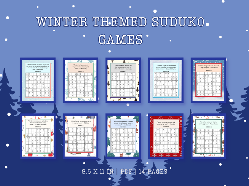 Winter Themed Sudoku Games