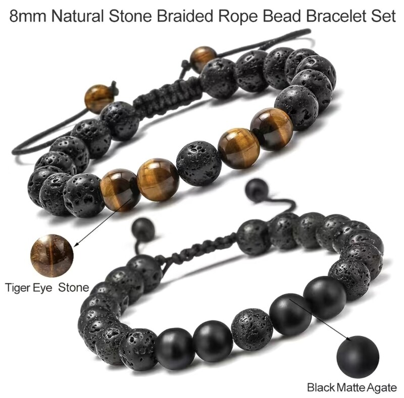 Uni-Sex Lava Bead Diffuser bracelets