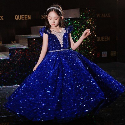 MIJU BLUE BALL DRESS