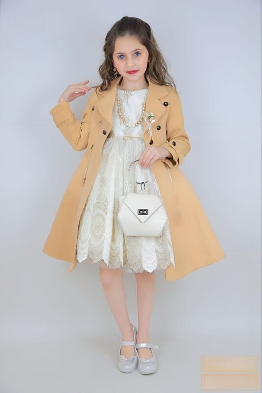 ELIZABETH'S DRESS SUIT SET ( BROWN)