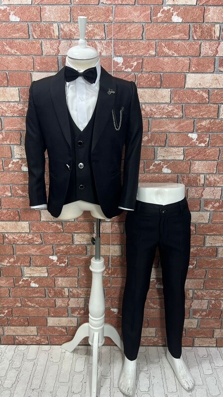 HARRY 5PCS SUIT SET ( BLACK)