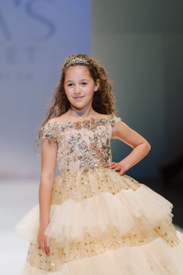 LAUREN'S TIERED BALL DRESS