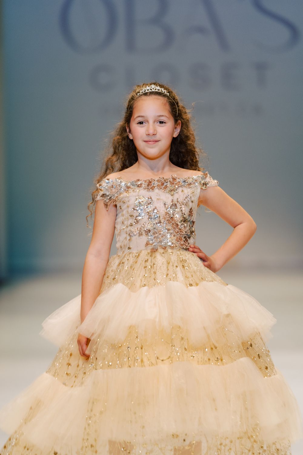 LAUREN&#39;S TIERED BALL DRESS