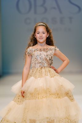 LAUREN&#39;S TIERED BALL DRESS