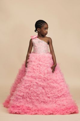 Arlene's 2 in 1 dress ( Made to order-Pink)