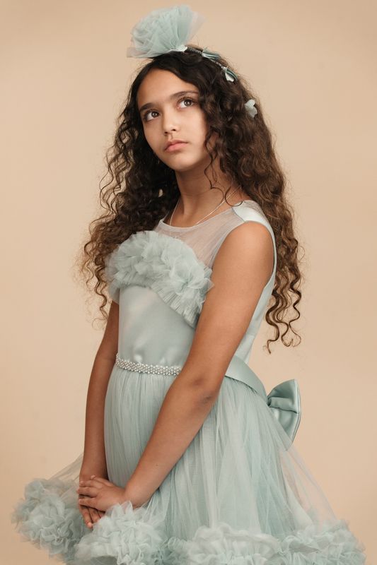 ZINA&#39;S  DRESS ( Sage green)