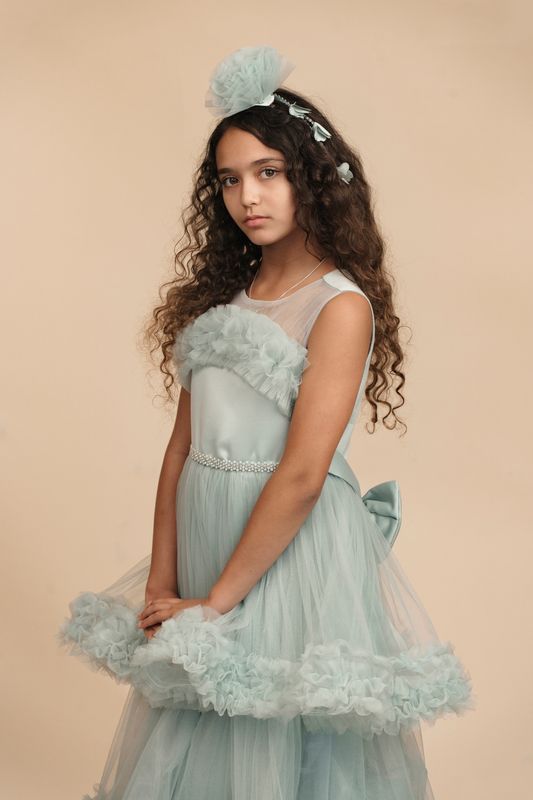 ZINA'S  DRESS ( Sage green)