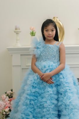 Arlene&#39;s 2 in 1 dress (Made to order- Blue)