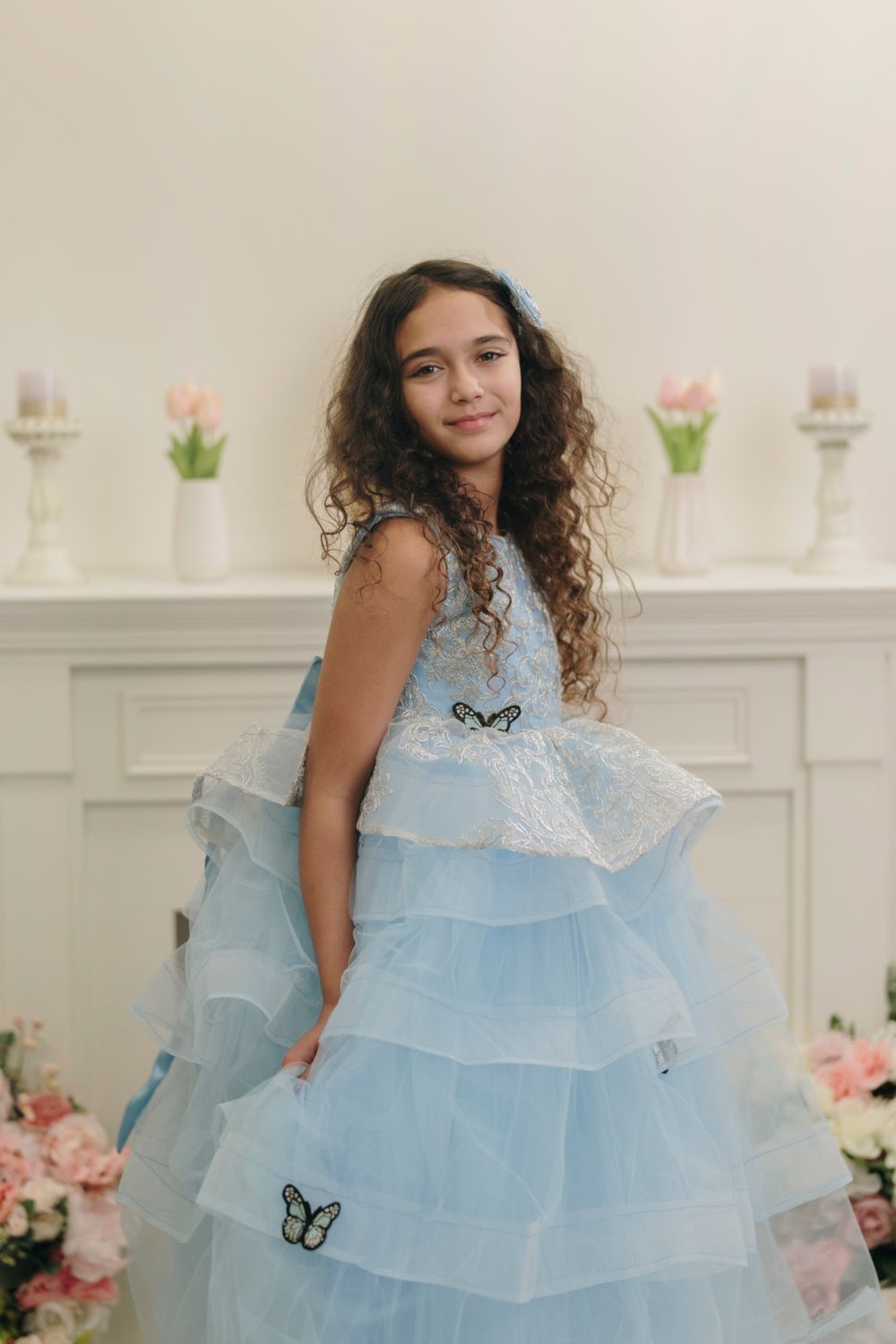 Lila&#39;s dress (Made to order- Blue)