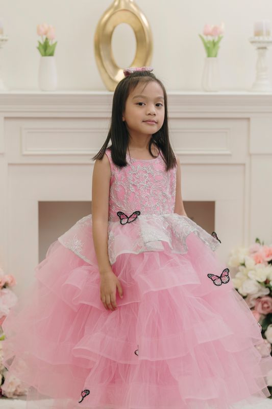 Lila's dress ( Made to order-Pink)