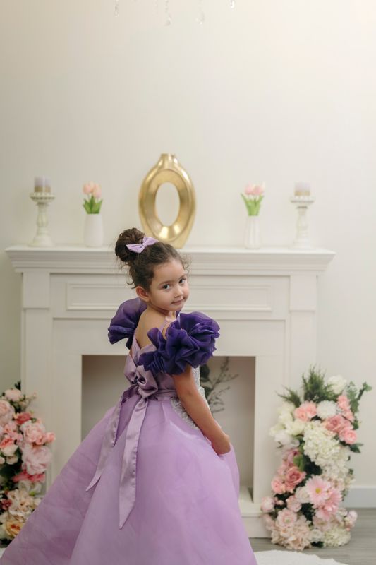 Eliona&#39;s dress (Made to order-Purple)
