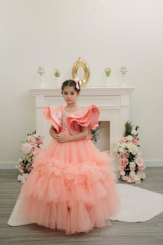 Tatiana&#39;s dress ( Made to order- Peach)