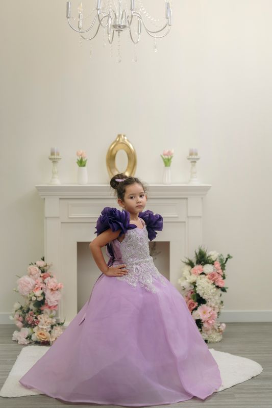 Eliona's dress (Made to order-Purple)