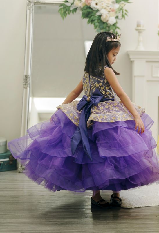 Tiana's dress  (Purple and Gold)