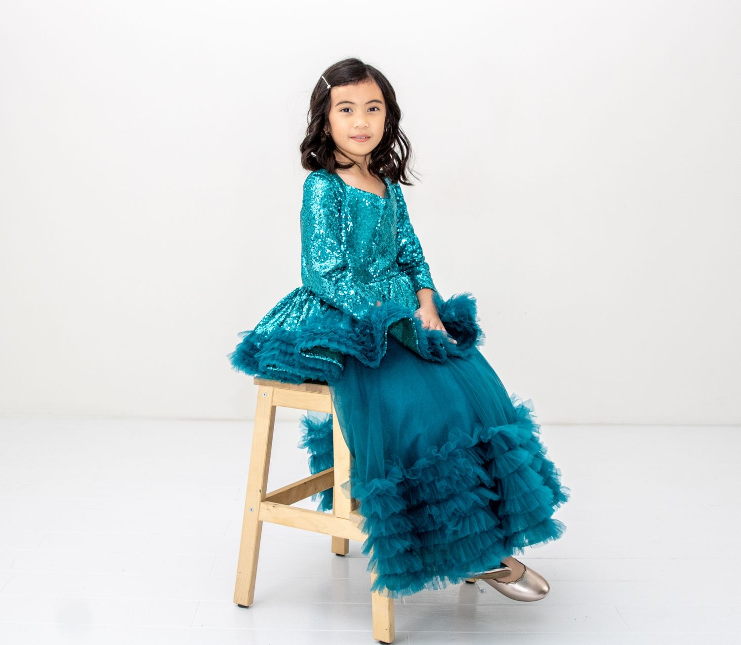 JULIA&#39;S DRESS (GREEN)