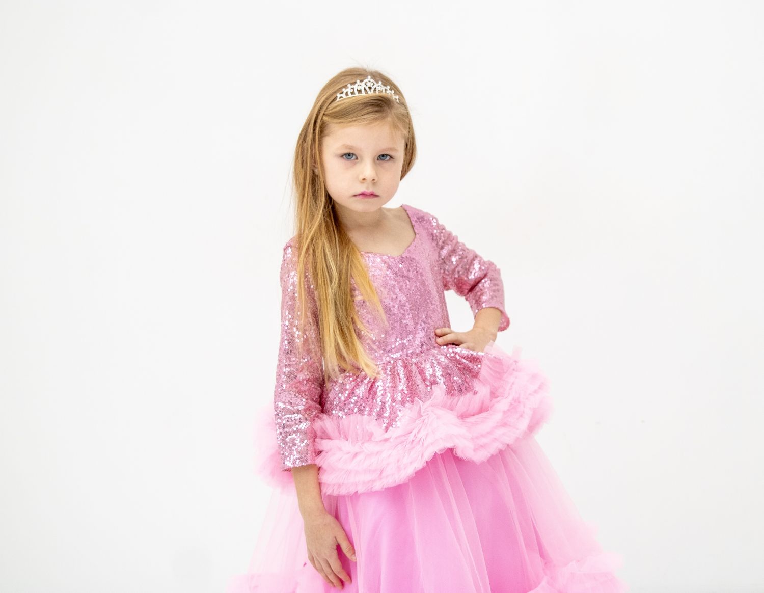 JULIA&#39;S DRESS  (LIGHT PINK)