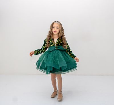 BETTY&#39;S DRESS ( GREEN)