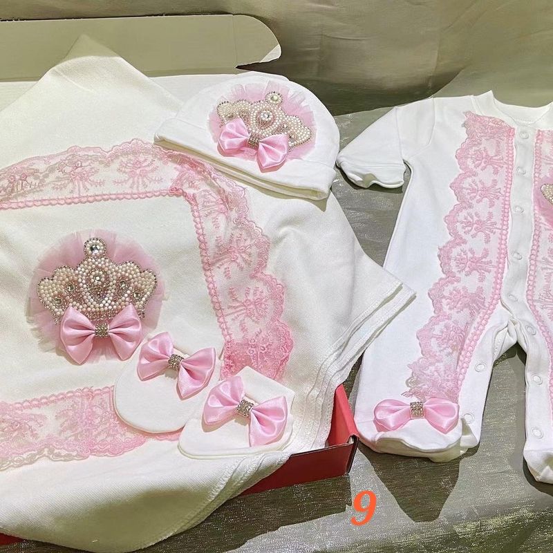 BABY GIRL CUSTOMIZED FULL SET WITH LACE AND TULLE