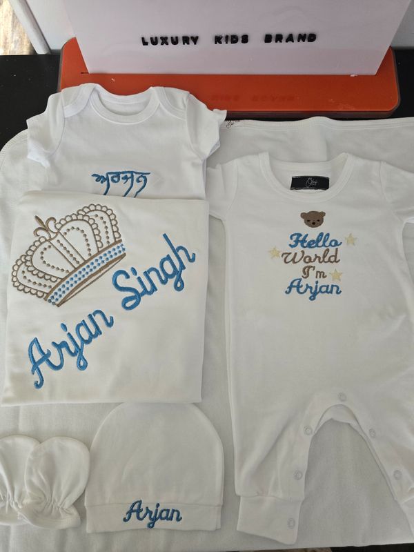 Customized baby cotton set