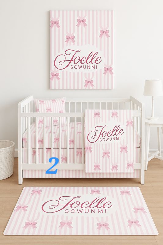 Complete baby Crib and Nursery set ( Bedding set)