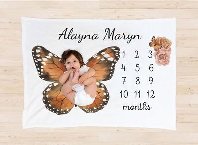 Baby Milestone blanket