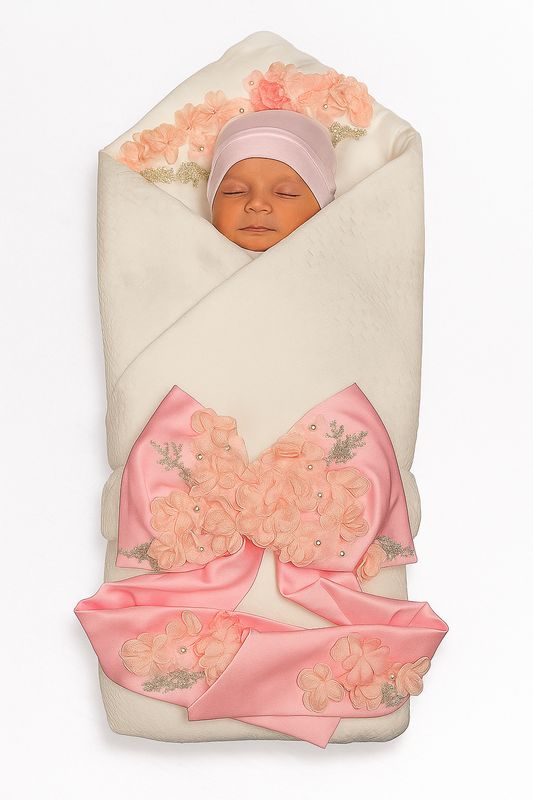 Baby floral swaddle